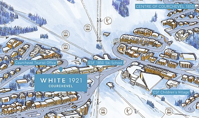 WHITE 1921 COURCHEVEL  4*,  